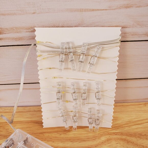 Brilliant Ideas Clip Wire Lights 20 LEDs 7 Ft Indoor Use Battery Operated - Picture 9 of 13